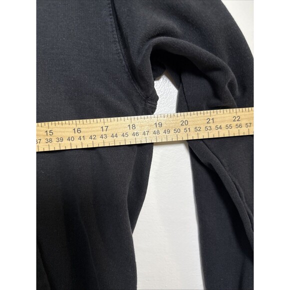 Element Sweater Adult Small Black Pullover Hooded Spell Out Casual Cotton Mens - Picture 7 of 7